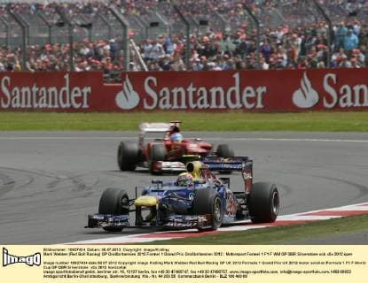 Mark Webber (Red Bull Racing) GP Großbritannien 2012 Formel 1 Grand Prix Großbritannien 2012