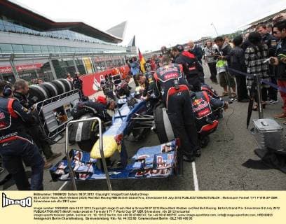 08.07.2012- Race, Mark Webber (AUS) Red Bull Racing RB8 British Grand Prix, Silverstone 5-8 July 2012 