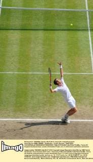 Andy Murray (GBR) TENNIS : Wimbledon - Finale Hommes - 08 07 2012 COUVERCELLE TENNISMAG PANORAMIC 
