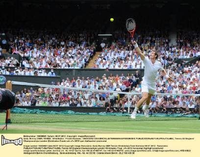 Andy Murray (GBR) TENNIS : Wimbledon - Finale Hommes - 08 07 2012 COUVERCELLE TENNISMAG PANORAMIC 
