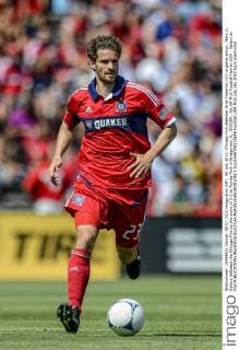 08 July 2012: Chicago Fire defender Arne Friedrich (23) in game action. The L.A. Galaxy defeated the Chicago Fire by the score of 2-0 at Toyota Park in Bridgeview, IL. SOCCER: JUL 08 MLS Fussball Herren USA - Galaxy at Fire Icon1640708120658 EDITORIAL USE ONLY