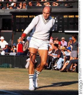 Tennis : Wimbledon Championships 1976 Bob Hewitt 