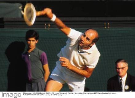 Tennis : Wimbledon Championships 1972 Mens Doubles Bob Hewitt 