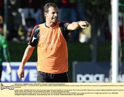 Carnago 09 07 2012 - Training AC Milan: Massimiliano Allegri 
