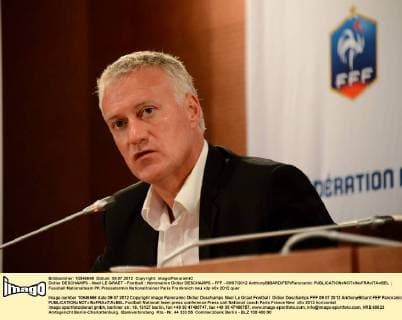 Didier DESCHAMPS - Noel LE GRAET - Football : Nomination Didier DESCHAMPS - FFF - 09 07 2012 AnthonyBIBARD FEP Panoramic 