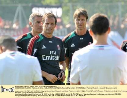 MASSIMILIANO ALLEGRI - Training AC Milan -