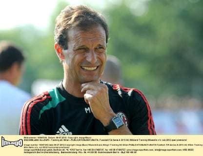 MASSIMILIANO ALLEGRI - Training AC Milan -