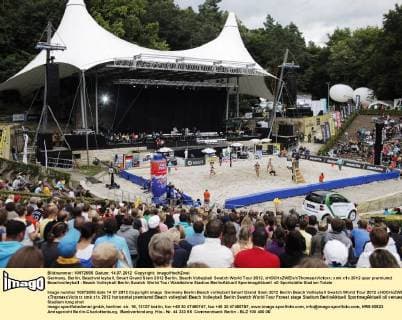 Germany, Berlin, Beachvolleyball, Smart Grand Slam 2012 Berlin, Beach Volleyball Swatch World Tour 2012, xHOCHxZWEIx xThomasxVictorx