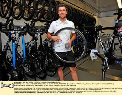 RADSPORT - Tour de France 2012 PAU,FRANKREICH,17.JUL.12 - DIVERS, RADSPORT - Tour de France 2012, Ruhetag, Training. Bild zeigt Bernhard Eisel (AUT Sky). 