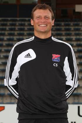 Chef-Trainer Claus Schromm (SpVgg Unterhaching) Fussball Herren 3. Liga SpVgg Unterhaching - Fototermin