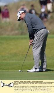 Golf - The Open - Practise Day Lee Westwood during a practise round at Royal Lytham & St Anne s Golf Club 