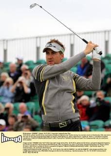 18.07.2012. Lytham and St Annes, Lancashire, England. England s Ian Poulter during his practise round on Wednesday 18th July before the start of The Open Championship Major at Royal Lytham &amp; St. Anne s Golf Club in Lytham St. Anne s, Lancashire, England xIanxBinesx  ActionPlus11303502