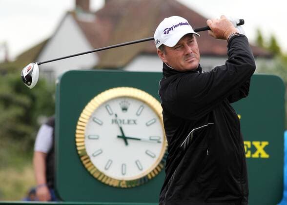 19.07.12 Lytham &amp; St Annes, England. Former Open champion Todd Hamilton of America in action during the first round of The Open Golf Championship from the Royal Lytham &amp; St Annes course in Lancashire xActionplusxOperationsx  ActionPlus21387