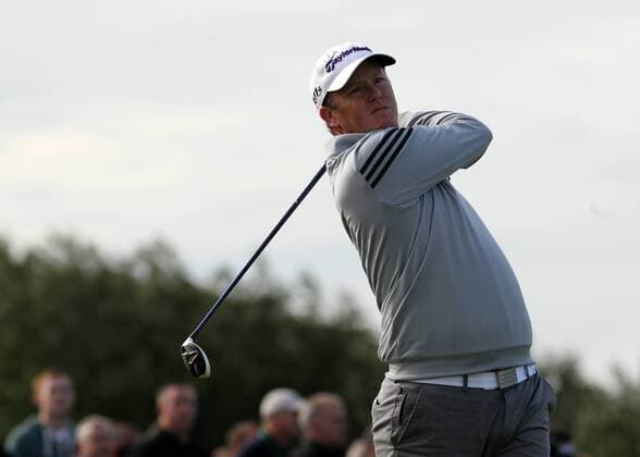 20.07.12 Lytham &amp; St Annes, England. Australian Marcus Fraser in action during the second round of The Open Golf Championship from the Royal Lytham &amp; St Annes course in Lancashire xActionplusxOperationsx  ActionPlus11304062