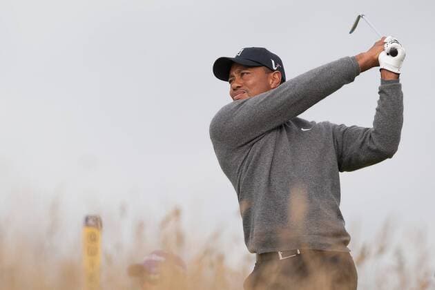 Golf - The Open - Day Two Tiger Woods of USA tees off on the 11th at Royal Lytham & St Anne s Golf Club 