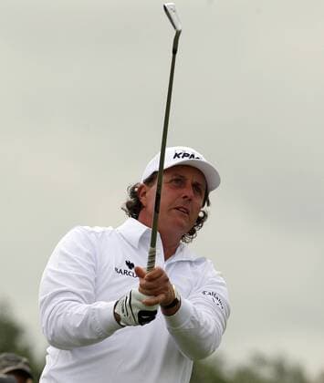 20.07.12 Lytham &amp; St Annes, England. American Phil Mickelson in action during the second round of The Open Golf Championship from the Royal Lytham &amp; St Annes course in Lancashire xActionplusxOperationsx  ActionPlus11304196