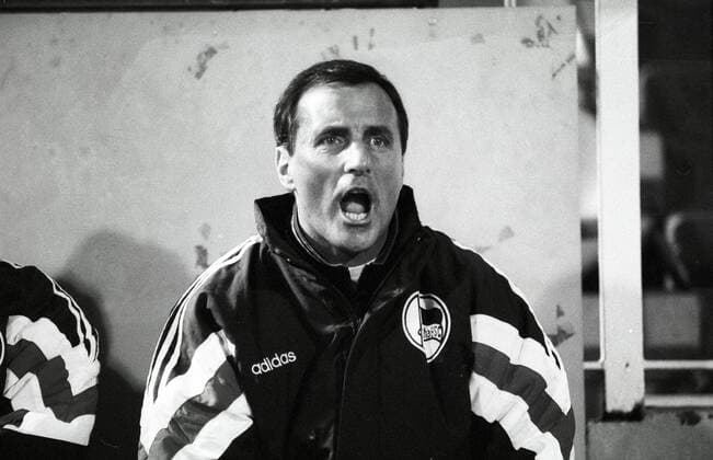 Trainer Günter Sebert (Hertha BSC Berlin)