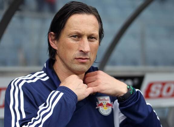 FUSSBALL - BL, Sturm vs RBS GRAZ,AUSTRIA,21.JUL.12 - FUSSBALL - tipp3 Bundesliga powered by T-Mobile, SK Sturm Graz vs Red Bull Salzburg. Bild zeigt Trainer Roger Schmidt (RBS). 