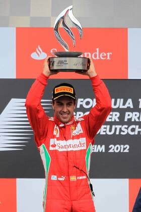 Motorsports: FIA Formula One World Championship 2012, Grand Prix of Germany, 5 Fernando Alonso (ESP, Scuderia Ferrari), xHOCHxZWEIx