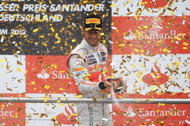 Motorsports: FIA Formula One World Championship 2012, Grand Prix of Germany, 3 Jenson Button (GBR, Vodafone McLaren Mercedes), xHOCHxZWEIx