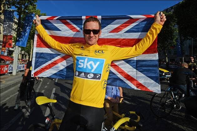 Bradley Wiggins (GBr) of Sky Procycling Team CYCLISME : Tour de France 2012 - Rambouillet Paris - 20. Etappe - 22 07 2012 PHOTONEWS 