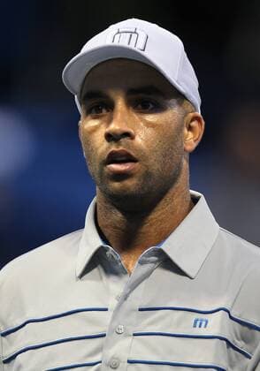July 24, 2012: James Blake ( USA ) upset during the first round of the Farmers Classic at the LA Tennis Center at UCLA in Los Angeles,CA. TEN: JUL 24 Farmers Classic Icon120724619 EDITORIAL USE ONLY
