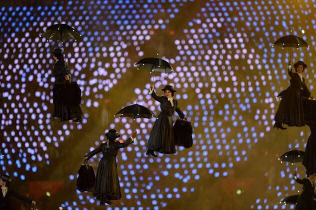 July 27, 2012 - London, England, United Kingdom - The opening ceremonies of the London Olympic Games at Olympic Stadium. . Olympics 2012 - Opening Ceremonies - ZUMAw10