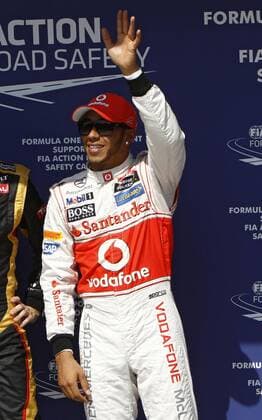 Motorsports: FIA Formula One World Championship 2012, Grand Prix of Hungary, 4 Lewis Hamilton (GBR, Vodafone McLaren Mercedes) - Pole Position, xHOCHxZWEIx