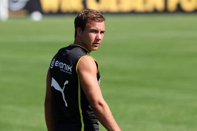 Freitag 27.07.2012, 1. Fussballbundesliag Saison 2012 2013, Trainingslager in Bad Ragaz, BV Borussia Dortmund, Mario Götze (BVB) DeFodi001