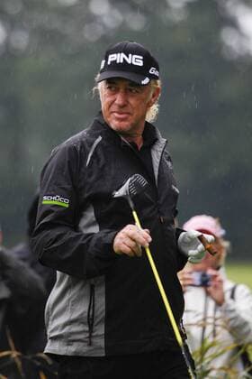 Alveslohe, 28.07.2012, Golfturnier, Schüco Open 2012 im Golf und Landclub Gut Kaden, Miguel Angel Jimenez Schüco Open 2012 Sportjournalist