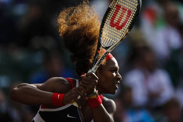 Serena WILLIAMS, USA Halbfinale, Tennis, Wimbledon, Damen Olympische Spiele 2012 Sommerspiele Olympia in London, Grossbritannien 03.08.2012