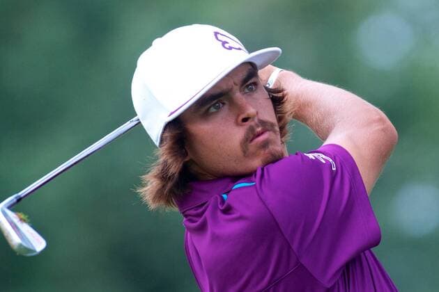 Aug. 4, 2012 - Akron, Ohio, U.S - Rickie Fowler hits during the third round of the WGC Bridgestone Invitational at Firestone Country Club, Akron, Oh. PGA Golf Herren 2012 - Aug 4 - Bridgestone Invitational - ZUMAs30