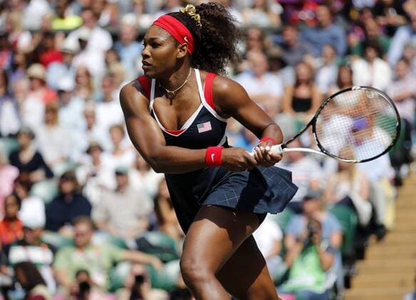 Aug. 4, 2012 - London, England, United Kingdom - Serena Williams she won her first Olympic single Olympics 2012 - London - Aug. 4, 2012 - ZUMAm42