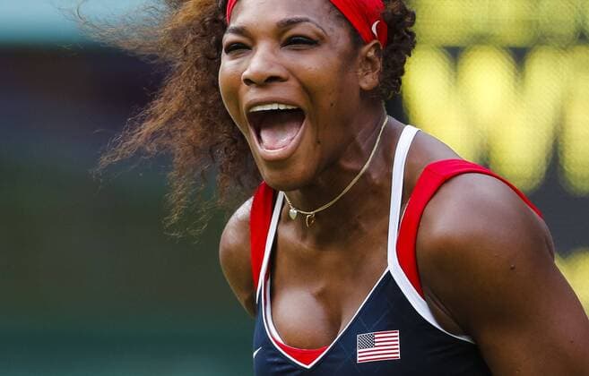 Jubel Serena WILLIAMS, USA