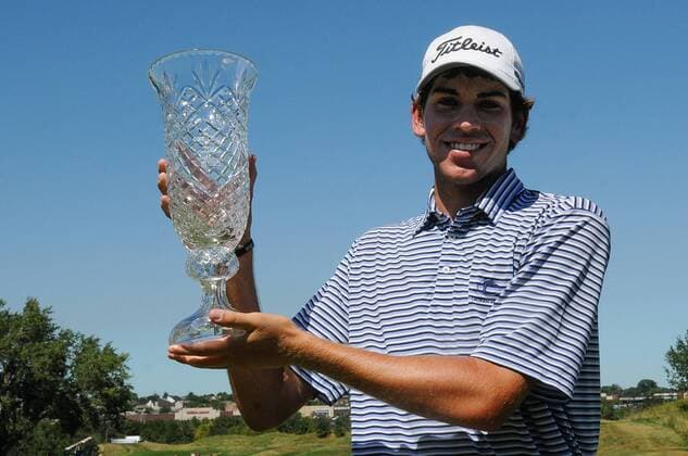 Aug. 5, 2012 - Omaha, Nebraska, U.S - Ben Kohles shot a final round 62 to win the Cox Classic on the Web.com tour at Champions Run in Omaha, Nebraska. The win was the second in a row for Kohles. Web.com golf 2012 - Ben Kohles wins Cox Classic  - ZUMAb30