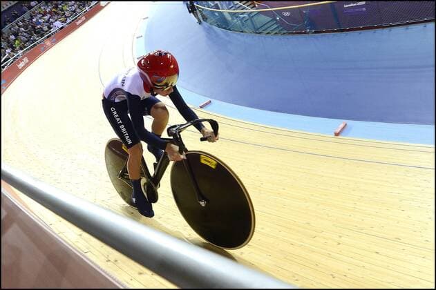 Laura Trott (gbr) - Omnium Femmes - 250m CYCLISME SUR PISTE : JO 2012 - 06 08 2012 JBAutissier FEP Panoramic 