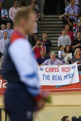 CHRIS HOY (GBR) - The Real CYCLISME : Finale Hommes - JO 2012 - London - 07 08 2012 PATRICKPICHON PANORAMIC 