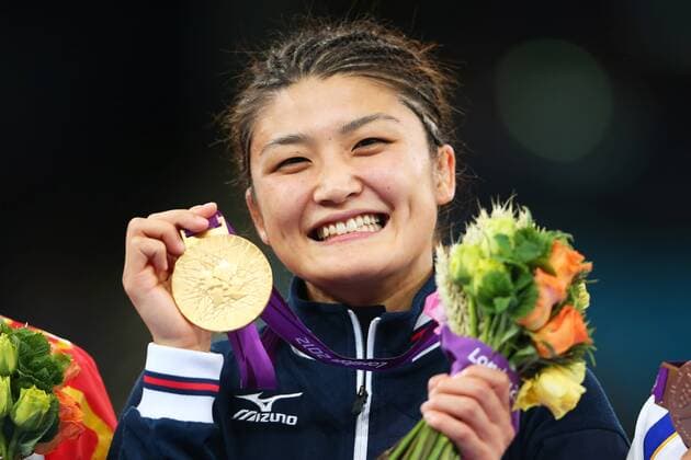 Kaori Icho (JPN), AUGUST 8, 2012 - Wrestling : Women s 63kg Freestyle Medal Ceremony at ExCeL during the London 2012 Olympic Games in London, UK.  ( 20258974)