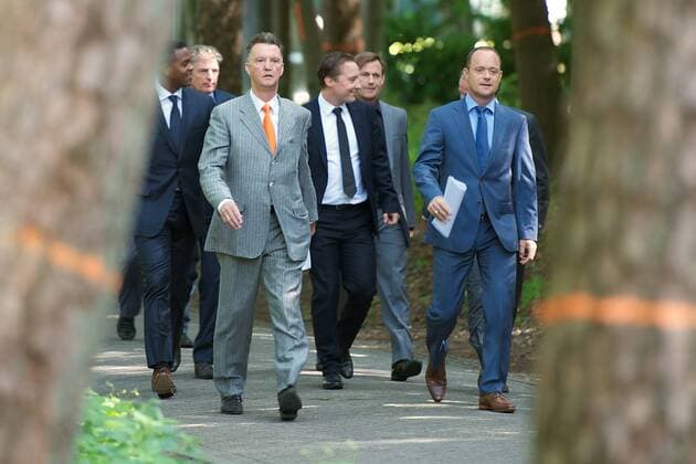 (L-R) coach Louis van Gaal of Holland,Chairman Bert van Oostveen Louis van Gaal Unveiled as New Netherlands National Team Coach 2012 2013 xVIxxIVx 1086834