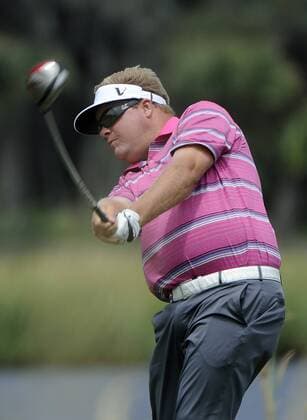 First round leader Carl Pettersson of Sweden drives hole 10 during the second round of the PGA Golf Herren Championship on August 10, 2012 at the Ocean Course in Kiawah Island, South, Carolina.  SCP20120810112