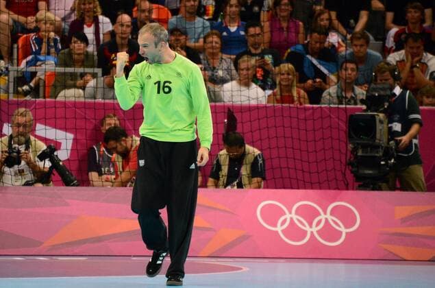 Thierry OMEYER (fra) HANDBALL : Francve vs Croatie - JO2012 - 10 08 2012 AnthonyBibard FEP Panoramic 