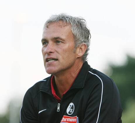 Fussball, Regionalliga Südwest, Saison 2012 13 SC Pfullendorf vs. SC Freiburg II, 10.08.12 Xaver Zembrod, Trainer SC Freiburg II, Freisteller