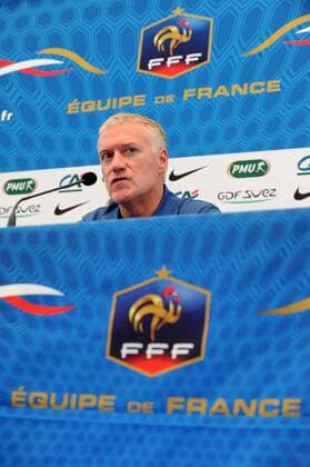 Didier Deschamps (Coach FRA) - Pressekonferenz - Nationalteam Frankreich- 13 08 2012 xN.LeGouic FEPx 