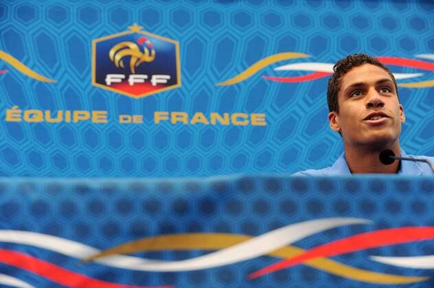 Raphael Varane (FRA) - Pressekonferenz - Nationalteam Frankreich- 13 08 2012 xN.LeGouic FEPx 