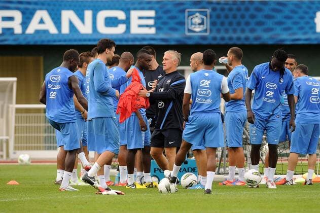 Didier Deschamps (Coach France) - Training Nationalteam Frankreich - 13 08 2012 xN.LeGouic FEPx 
