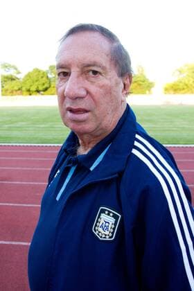 Sportdirektor Dr. Carlos Bilardo (Argentinien) - Argentinien Nationalmannschaft Training im Sportpark Neu Isenburg - Portrait,13.08.2012,Deutschland,Fußball,Mann,Männer