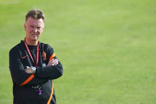 coach Louis van Gaal of Holland Training session Dutch team (NED) Nationalteam Training session 2012 2013 xVIxWillemxJanxDijkdrentxIVx 1096454