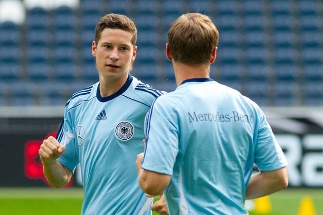 Julian Draxler (Deutschland) - Training DFB Nationalmannschaft in der Commerzbank Arena in Frankfurt am Main - 14.08.2012,Deutschland,Fußball,Mann,Männer