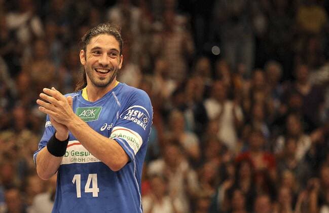 Bertrand Gille , Chambery Donnerstag, 16.08.2012, Saisoneröffnung Bundesliga: Handball HSV - Chambery Savoie