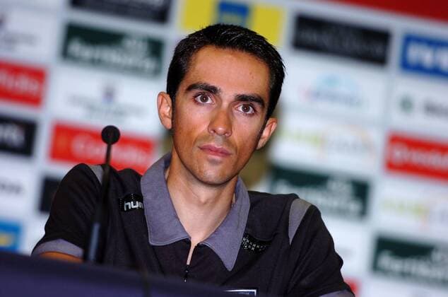 2012, conferenza stampa vigilia Vuelta Espana 2012 Team Saxo Bank - Tinkoff Bank 2012, Saxo Bank - Tinkoff Bank 2012, Contador Alberto, Pamplona 